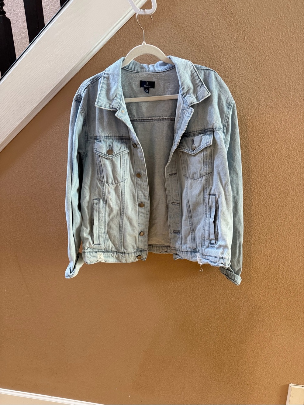 George Light Wash Blue Denim Jacket
